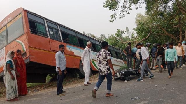 Bike riding couple died after being hit by a roadways bus