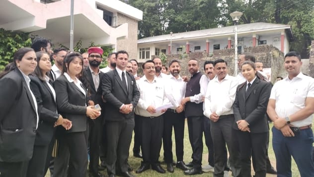 Ankur became the head of Bar Association Dharamshala