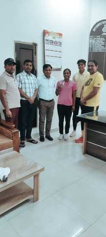 Neha won the gold medal in the second National Relay Carnival competition