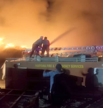 700 acres of stubble burnt to ashes