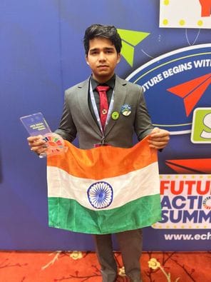Sahil brought glory to the country at the Future Action Summit 2025