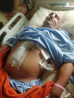 Man shot in chest for protesting against stone pelting