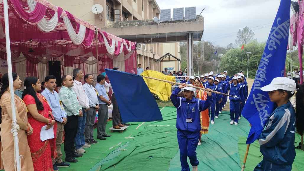 Government ITI Barthin won the March Past