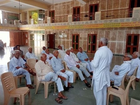 Retired Employees Association celebrated Labor Day at Yadav Dharamshala