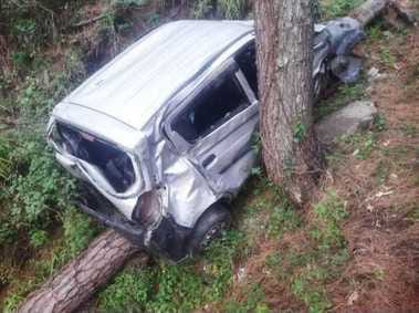 Car fell into a ditch in Karsog area, two injured