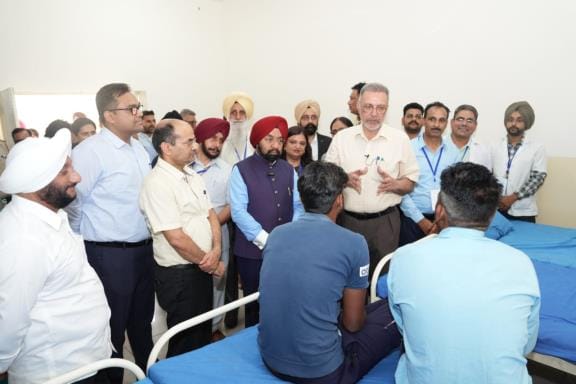 Health Minister and MP inaugurated the upgraded and renovated de-addiction centre in Sector-66
