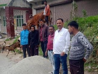 NH started the work of drain construction