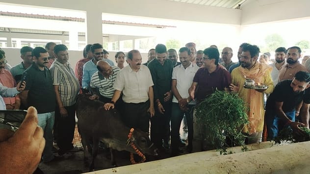 Har-Khabbal Gaushala inaugurated with worship
