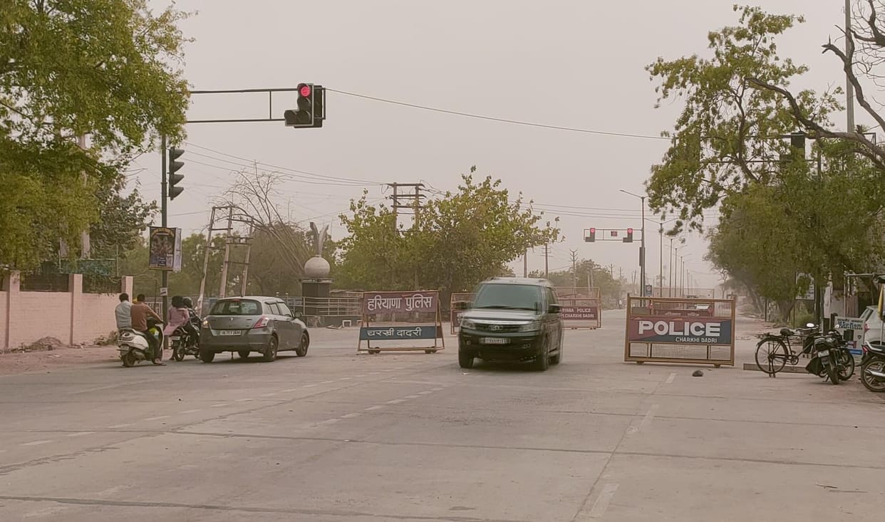 Traffic lights on Chidiya T-point activated