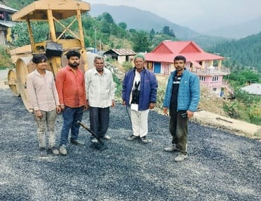 Construction work of Dhara-Bhalada road started