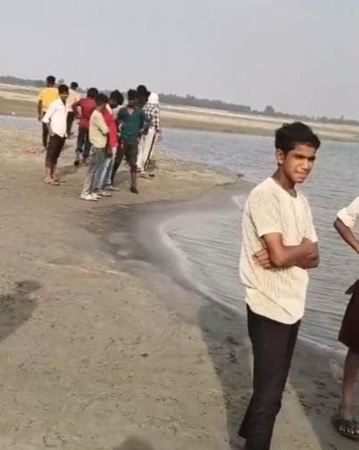 A 12-year-old boy who went to take a bath in the Ganges drowned