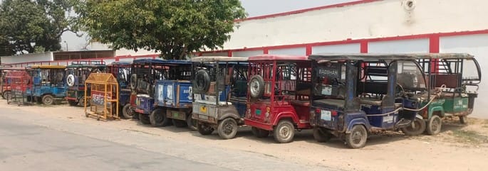 Action taken in April...1090 e-rickshaws challaned, 119 seized
