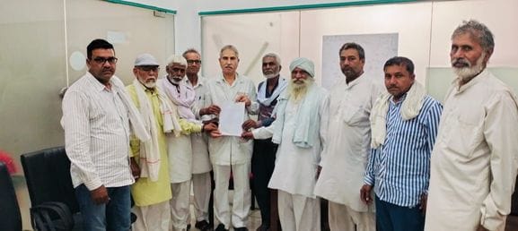 Union members told their problems to the chairman