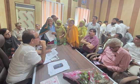 The MLA heard the problems of the villagers