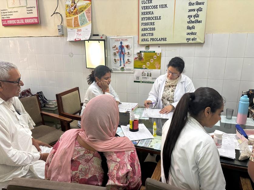 Bone health of 50 patients was examined in BMD camp