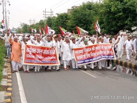 Farmers gave a five-day ultimatum to the government for canal water