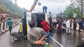 Accident in Ramban. 13 Injured