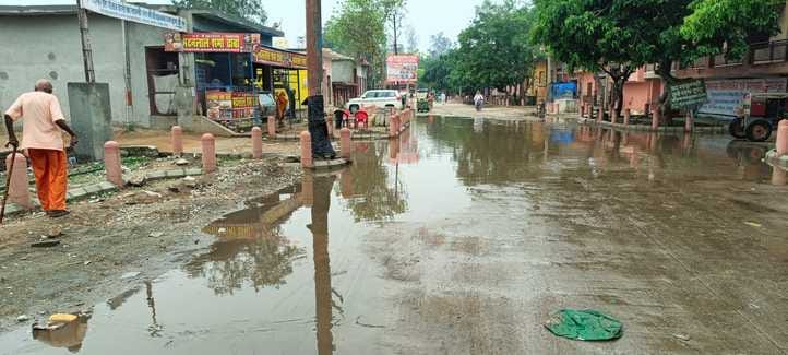 Devotees are troubled by waterlogging in Shuktirtha