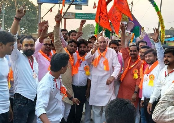 Lord Parshuram procession taken out in Wazirganj and Surahi village