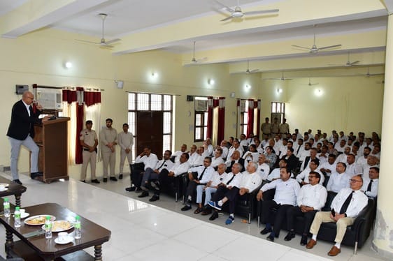 A program was organized to welcome the newly appointed judges