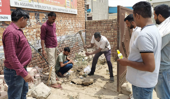 Government crackdown on illegal connections, now water is only for drinking