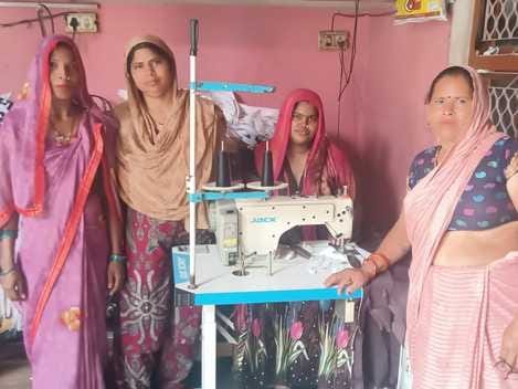 Women of Gangrol are becoming self-reliant by making ties