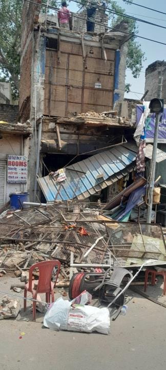 Rain did not provide relief from waterlogging in the streets