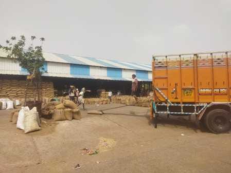 Due to bad weather, farmers did not bring wheat to the market