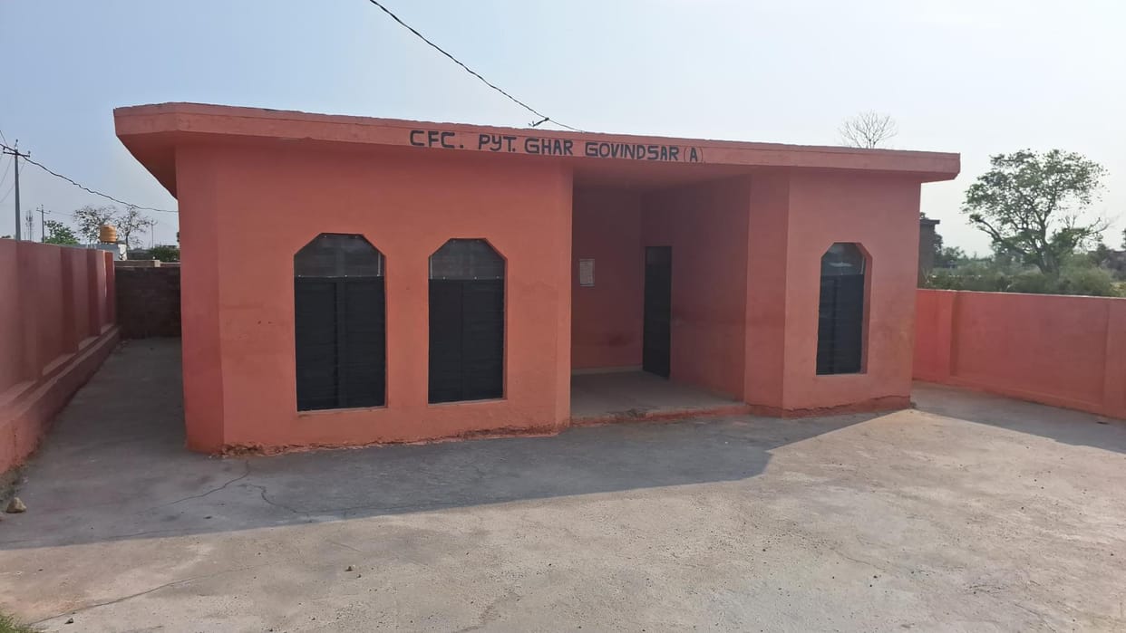 The condition of the community building of Panchayat Govindsar-A has improved
