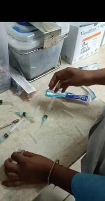 Malpractice: When the syringe company changed, the quality decreased, the locks were breaking even before filling the medicine