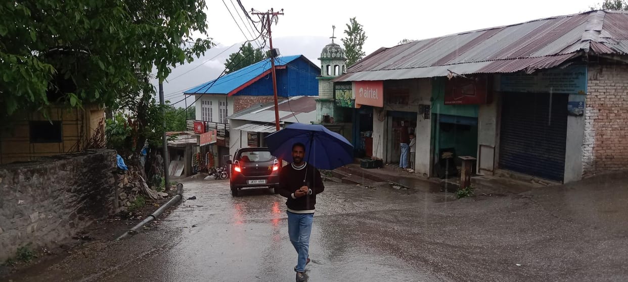 Rain in Kishtwar