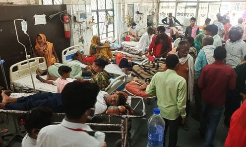 Diarrhea attack, dehydration patients increased... two admitted on one bed