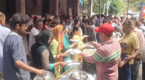 Bhandara in Temple