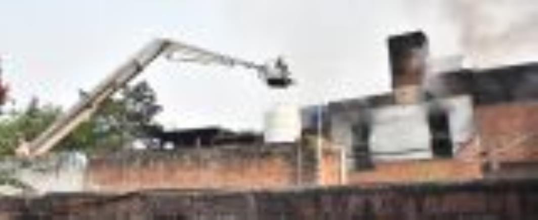 Two lives were lost in a blazing fire in a food factory