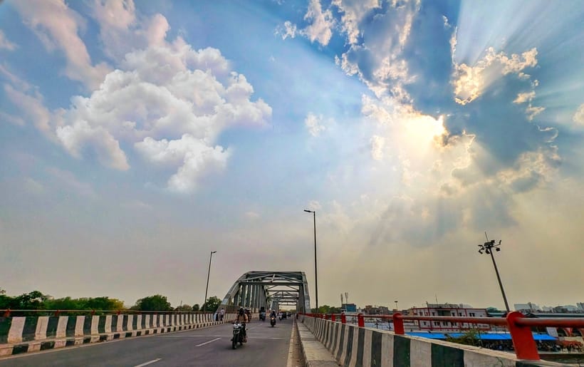Relief from heat due to drizzle