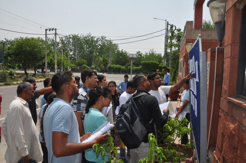 5059 candidates appeared for NEET exam in the district