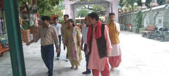ADC Uma Kant Thakur inspected Baba Balak Nath temple in Shahtalai