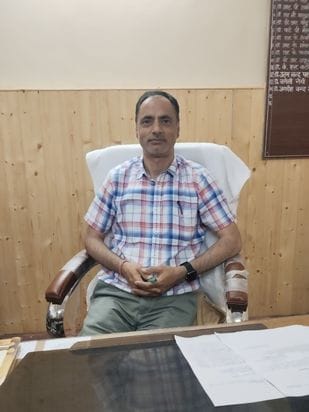 Dr. Balbir Chauhan took over the charge of subject specialist garden in Aani