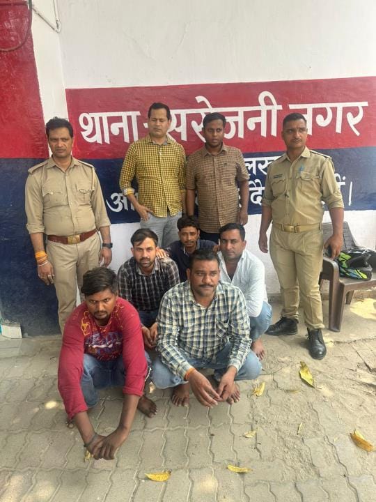 Five members of a gang stealing petrol from a tanker in the forest were arrested