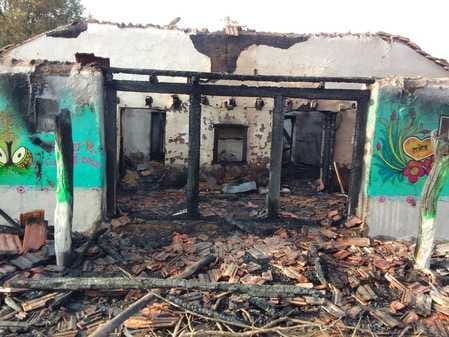 fire breaks out grooms house procession dreams turn to ashes