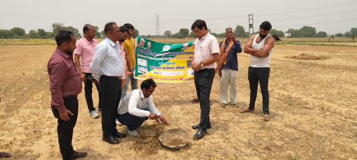 Officials reached the villages to take soil samples