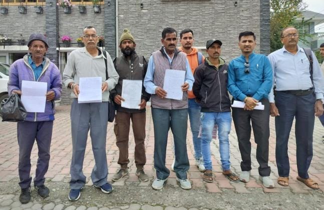 Farmers demanded compensation for the damage caused by hailstorm
