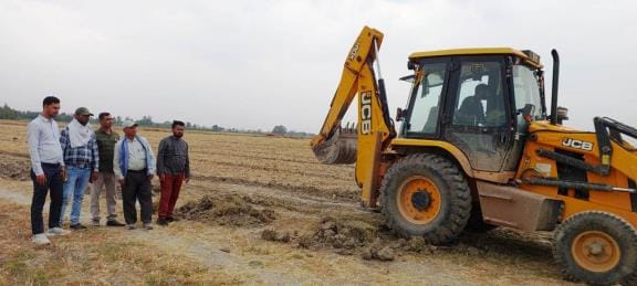 Illegal occupation removed from pond land