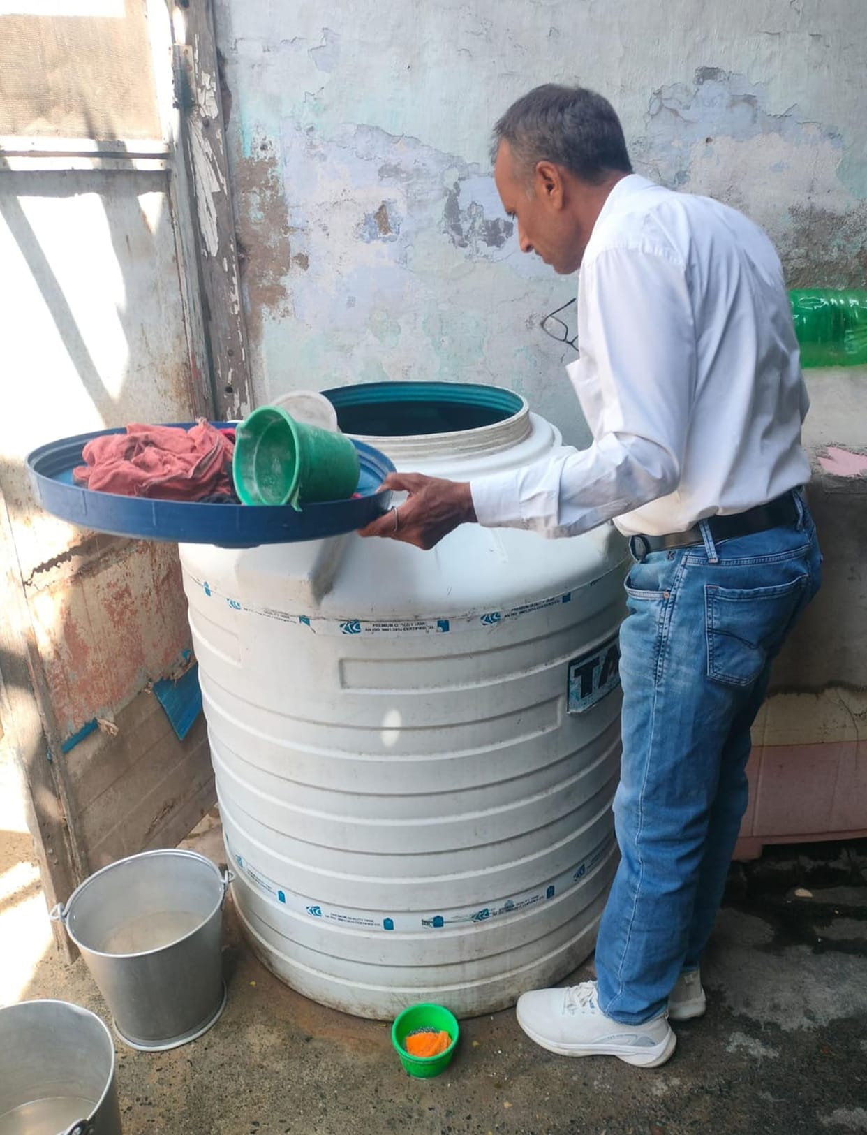 This time dengue hit the district one and a half month ago