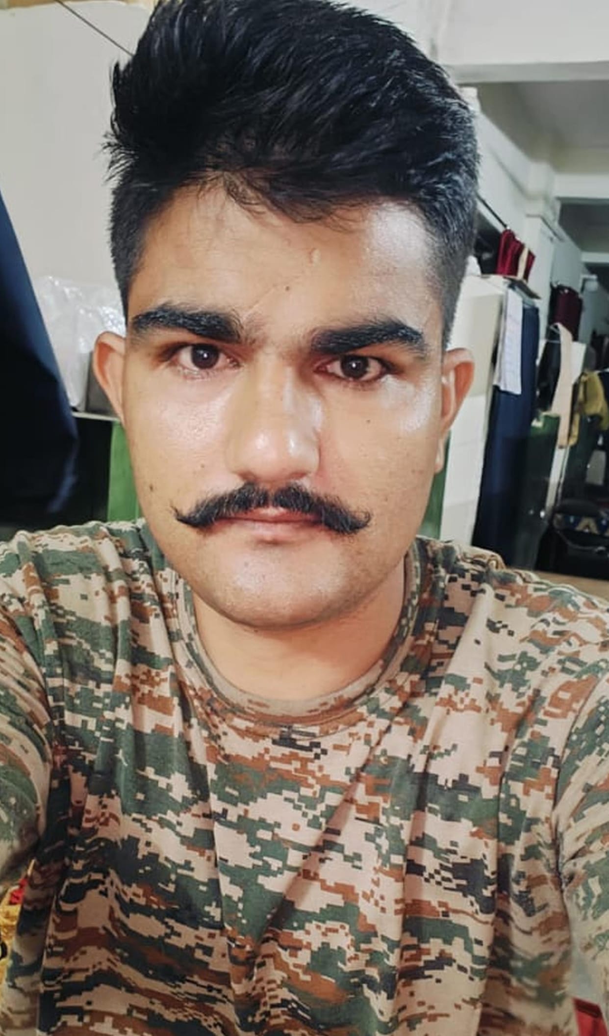 A soldier from Charkhi Dadri died after a truck overturned in Ramban, Jammu