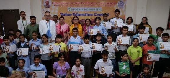 Young talents shine in ISKCON Geeta competition