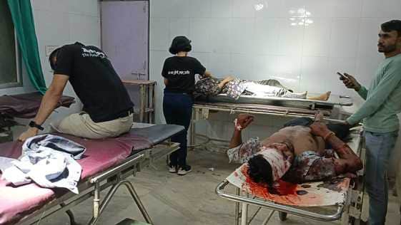 Staff of a private institute in Indore became victim of a road accident