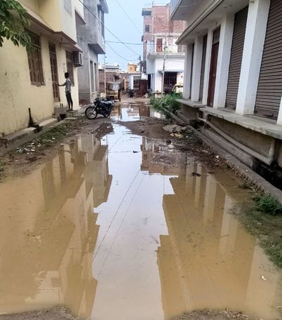 Waterlogging in Sai Bihar Colony, please drain it out