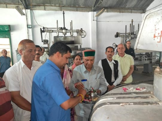 Tea factory started again in Baijnath after two years