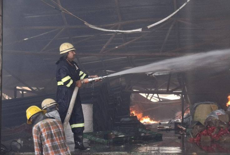 Fire breaks out in chemical-toy warehouse, goods worth lakhs reduced to ashes